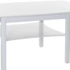 MARATHON klaffbord 80x80 h55 (135x80 ) vitlack