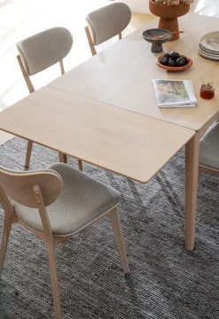 MARKHAM tilläggsskiva 45 vitpigmenterad ek