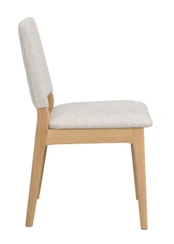 MEDFORD Stol ek/ljusbeige tyg