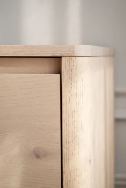 MELSTONE Sideboard 180 H70 vitpigmenterad ek