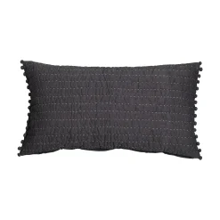MIKA Kuddfodral grått 50x90 100% bomull 30 grader