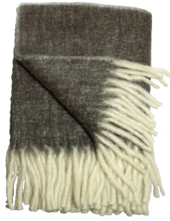 MORGAN pläd grå 59% Ull 26% Akryl, 15% nylon 170x130 cm