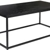 NARANO Soffbord 120x60 H48 svartlackad askfaner/metall