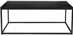 NARANO Soffbord 120x60 H48 svartlackad askfaner/metall
