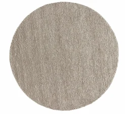 NATURE Handvävd ullmatta oat Ø150 cm