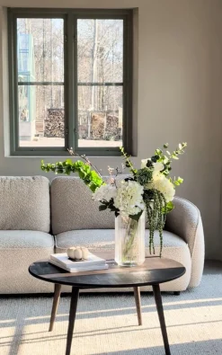 NORRIS soffa 4-sits ljusbeige tyg Anna #2 (k3)