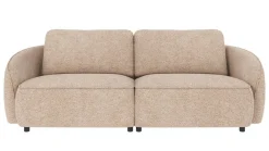 NORRIS soffa 3-sits ljusbeige tyg Anna #2 (k3)