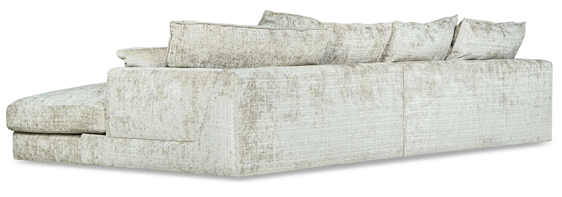 OLBIA Soffa 3DIV 305cm med divan höger tyg Urban 3404 light taupe