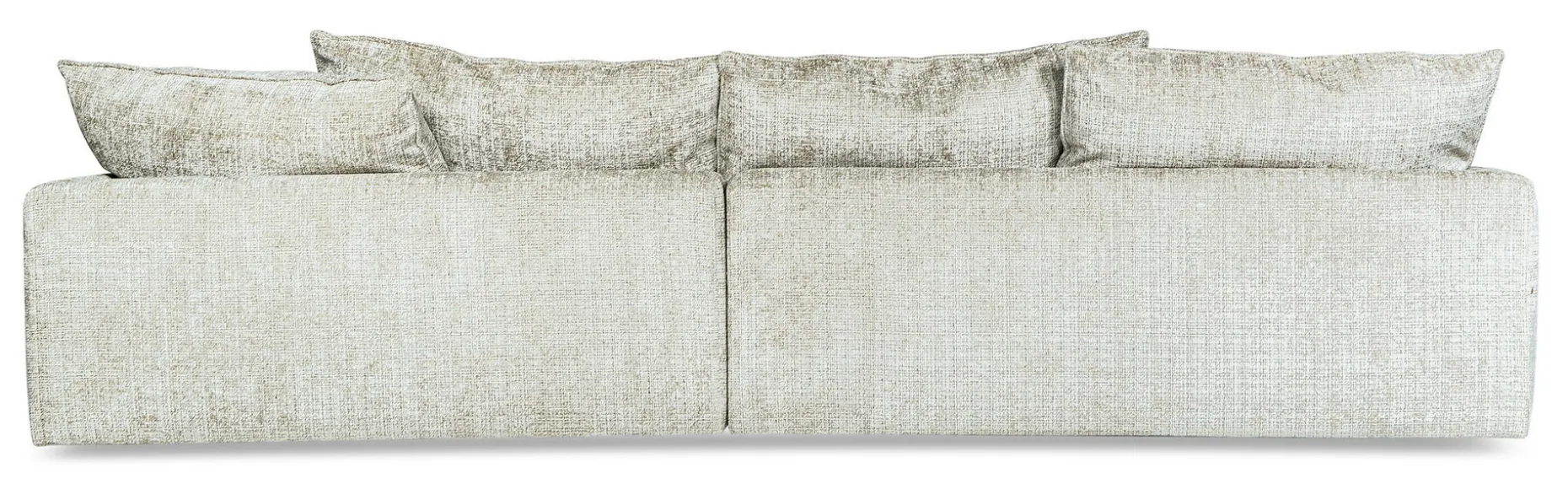 OLBIA Soffa 3DIV 305cm med divan höger tyg Urban 3404 light taupe