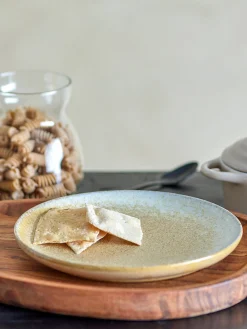 PAULA Frukostset, Natur, Stenkeramik - set med 12 delar