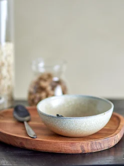 PAULA Frukostset, Natur, Stenkeramik - set med 12 delar