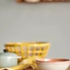 PAULA Frukostset, Orange, Stenkeramik - set med 12 delar