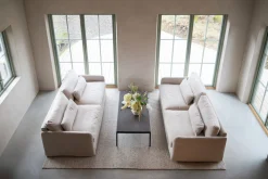 PEYTON soffa 3-sits beige tyg Ursula #282 (k3)
