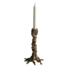 PISTILL Ljusstake silver 15cm h25cm 100% polyresin