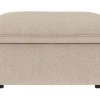 RAWLINS Fotpall ljusbeige tyg Sandra #903 (k2)