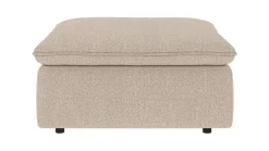 RAWLINS Fotpall ljusbeige tyg Sandra #903 (k2)
