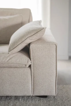 RAWLINS Soffa 3-sits beige tyg Bobby 2 (k2)