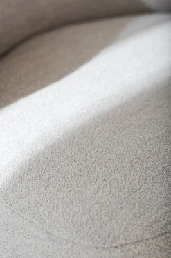 ROSELAWN fåtölj ljusbeige tyg snurr