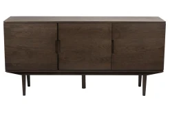 SAGAMORE Sideboard 3-dörr, brunbetsad lackad ekfanér