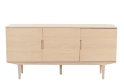 SAGAMORE Sideboard 3-dörr, vitpigmenterad lackad ekfanér