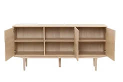 SAGAMORE Sideboard 3-dörr, vitpigmenterad lackad ekfanér