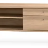 SCANDI Mediabänk 120 cm oljad ek
