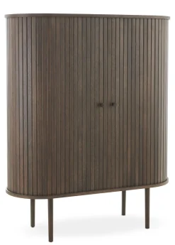 SHIRAZ Skåp 100 brunlackad ekfanér