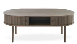 SHIRAZ Soffbord 120x60 brunlackad ekfanér