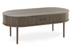 SHIRAZ Soffbord 120x60 brunlackad ekfanér