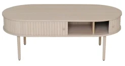 SHIRAZ Soffbord 120x60vitpigmenterad lackad ekfanér, wl102