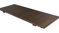 SHIRAZ Tilläggsskiva brunlackad ekfanér 120x45