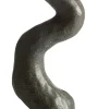 SNODDAS Ljusstake grå 12cm h25cm 100% polyresin