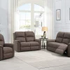 STALLONE Reclinerfåtölj tyg brun, manuell recliner., sitthöjd 48, sittdjup 55, sittbredd 49 cm