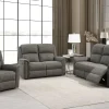 STALLONE Reclinerfåtölj tyg grå, manuell recliner., sitthöjd 48, sittdjup 55, sittbredd 49 cm
