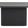 SULLIVAN Soffbord 80x80, H37cm svart massiv ek, mdf ekfanér