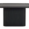 SULLIVAN Soffbord 60x60, H37cm svart massiv ek, mdf ekfanér