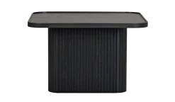 SULLIVAN Soffbord 60x60, H37cm svart massiv ek, mdf ekfanér