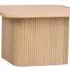 SULLIVAN Soffbord 60x60, H37cm vitpigmenterad massiv ek, mdf ekfanér