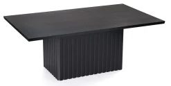 TANGENT Soffbord Svartbetsad ek 120x70 cm