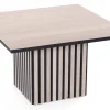 TANGENT Soffbord Vitpigmenterad ek 75x75 cm