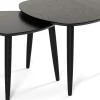 TEAM Soffbord 70 cm ek svartbets uv-lack