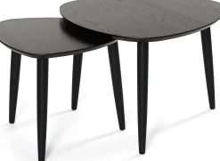 TEAM Soffbord 70 cm ek svartbets uv-lack