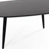 TEAM Soffbord 120 cm svartbets uv-lack