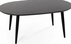 TEAM Soffbord 120 cm svartbets uv-lack