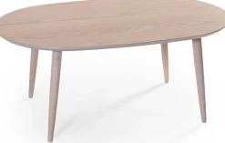 TEAM Soffbord 120 cm vitlack uv-lack