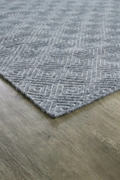 TEMPO Handtuftad matta anthracite 200/290