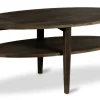 TERZO Soffbord 120x60 höjd 52 Massiv rökoljad ek