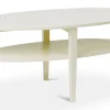 TERZO Soffbord 120x60 höjd 52 Vitlackad MDF/massivträ