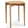 TILIA Fåtöljbord Ø43 H55 lackad ek