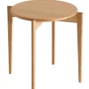 TILIA Soffbord Ø51 H.48 Oljad Ek